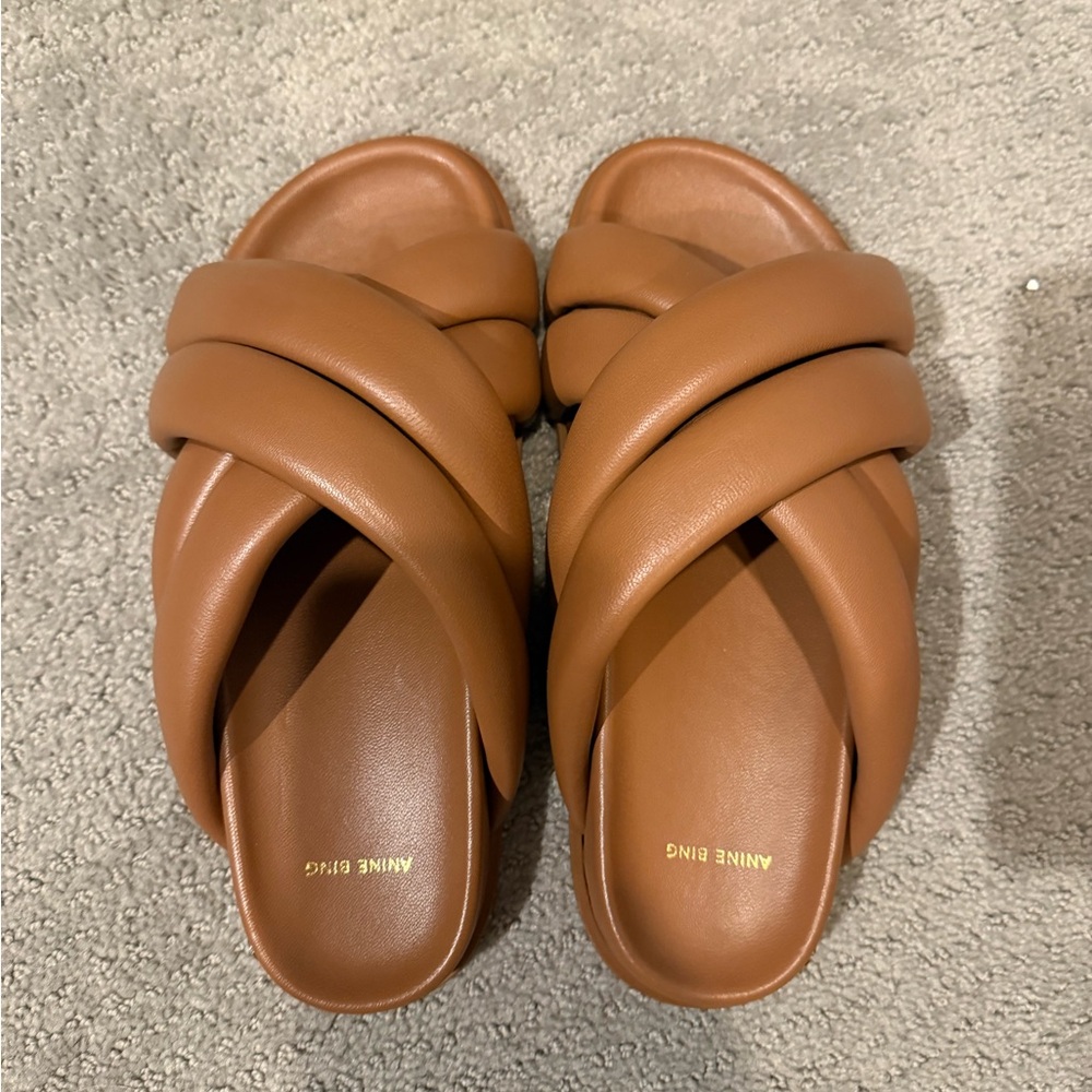 Anine Bing Tan Lizzie Sandals